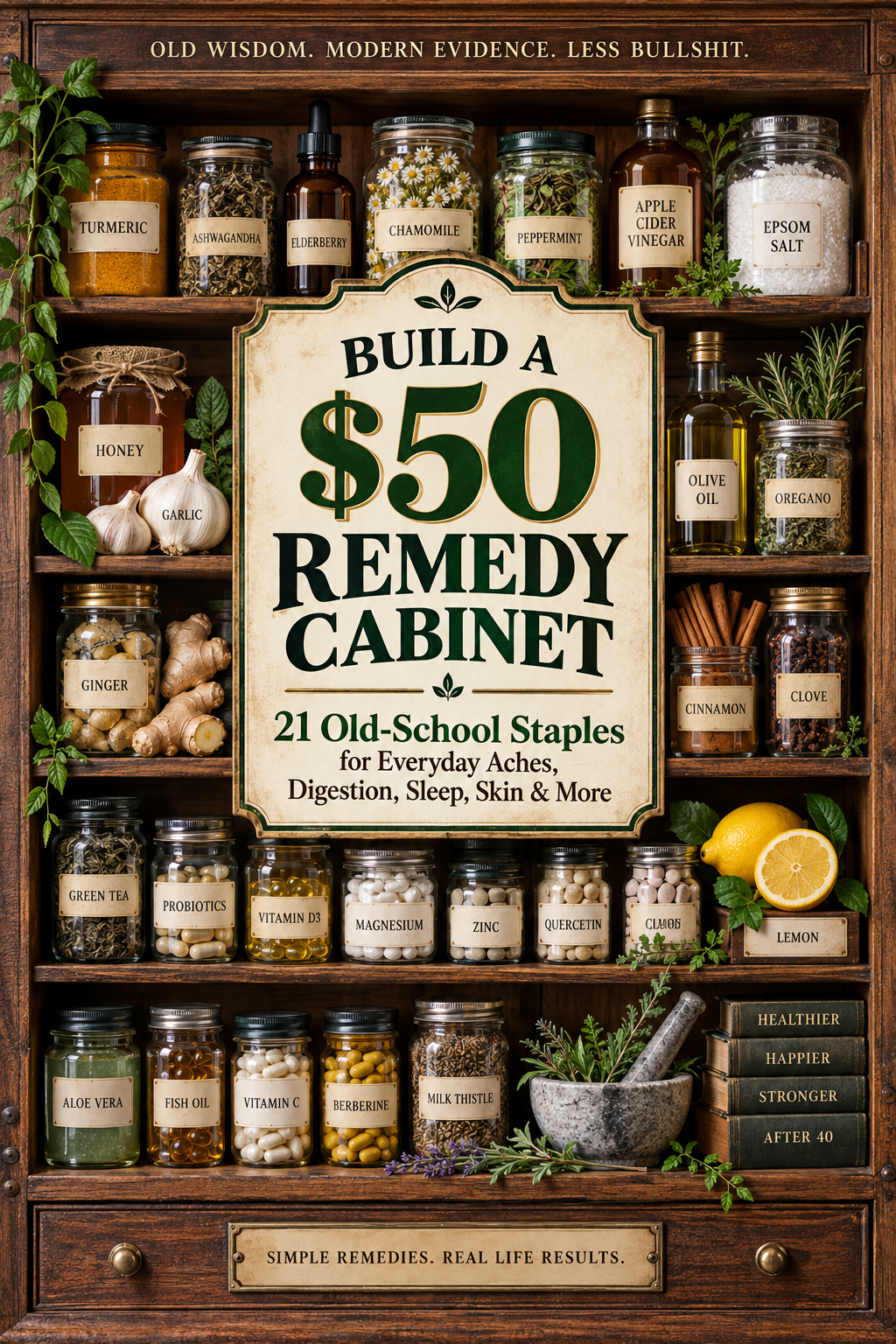 Build a $50 Remedy Cabinet book cover